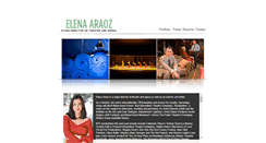 Desktop Screenshot of elenaaraoz.com